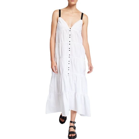 Frame Tiered Utility Dress sz M - Picture 4 of 15